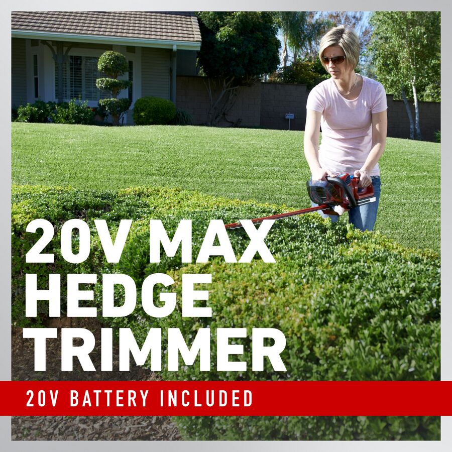 Toro 20V MAX* 22 in (56 cm) Hedge Trimmer - 2.0Ah Battery Included (51494)