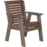 LuxCraft 2' Plain Poly Bench Chair