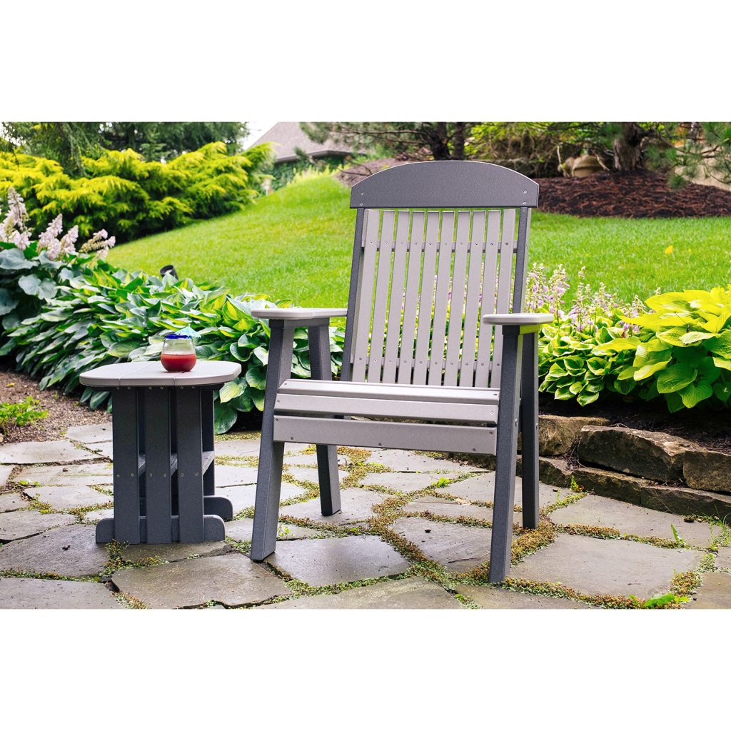 LuxCraft 2' Classic Poly Bench Chair